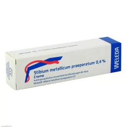 STIBIUM METALLICUM PRAEPARATUM 0,4% κρέμα γάλακτος, 25 g