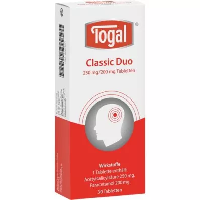 TOGAL Ταμπλέτες Classic Duo, 30 τεμάχια