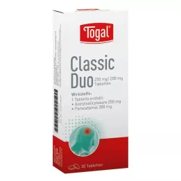 TOGAL Ταμπλέτες Classic Duo, 30 τεμάχια