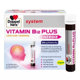 DOPPELHERZ Αμπούλες πόσιμου συστήματος Vitamin B12 Plus, 30X25 ml