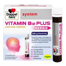 DOPPELHERZ Αμπούλες πόσιμου συστήματος Vitamin B12 Plus, 10X25 ml