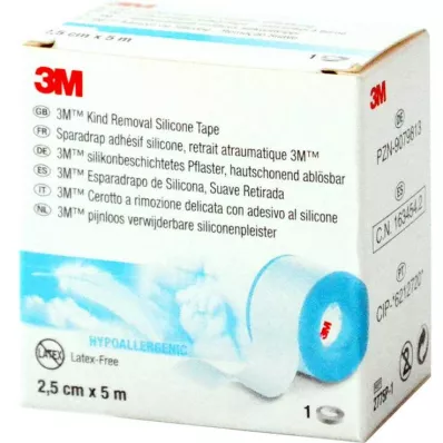 3M γύψος με επικάλυψη σιλικόνης 2,5 cmx5 m σε ρολό, 1 τεμάχιο 3M γύψος με επικάλυψη σιλικόνης 2,5 cmx5 m σε ρολό, 1 τεμάχιο