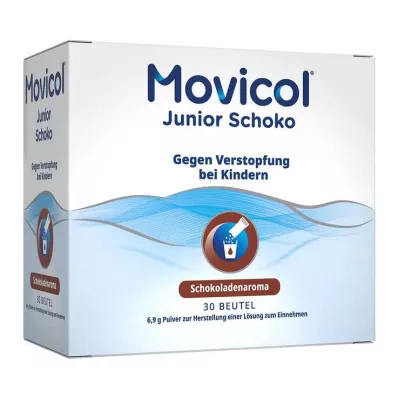 Movicol Junior σκόνη σοκολάτας για την παρασκευή πόσιμου διαλύματος, 30Χ6,9 γρ Movicol Junior σκόνη σοκολάτας για την παρασκευή πόσιμου διαλύματος, 30Χ6,9 γρ