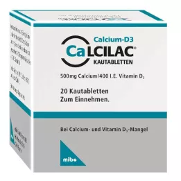 CALCILAC Μασώμενα δισκία, 20 τεμάχια