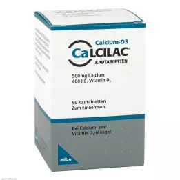 CALCILAC Μασώμενα δισκία, 50 τεμάχια