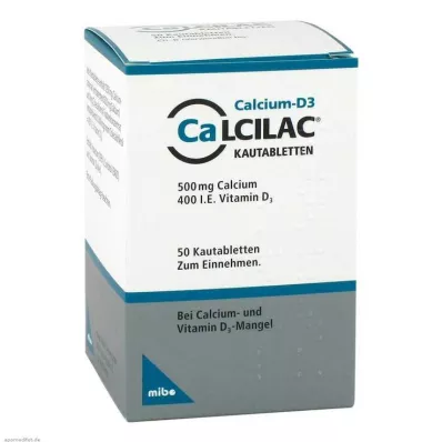 Μασώμενα δισκία Calcilac, 50 τεμ