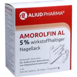 AMOROLFIN AL Βερνίκι νυχιών με 5% δραστικό συστατικό, 5 ml