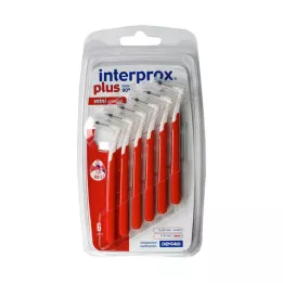 INTERPROX συν μίνι κωνική κόκκινη μεσοδόντια βούρτσα, 6 τεμ