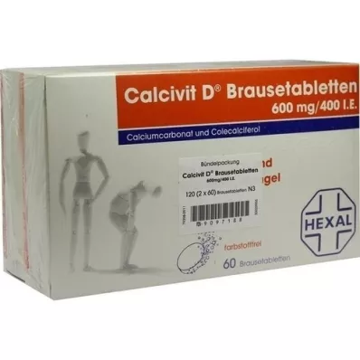 CALCIVIT D αναβράζοντα δισκία, 120 κάψουλες