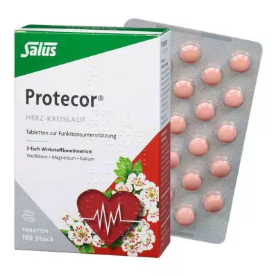 PROTECOR Καρδιαγγειακά δισκία για λειτουργική υποστήριξη Salus, 100 τεμάχια