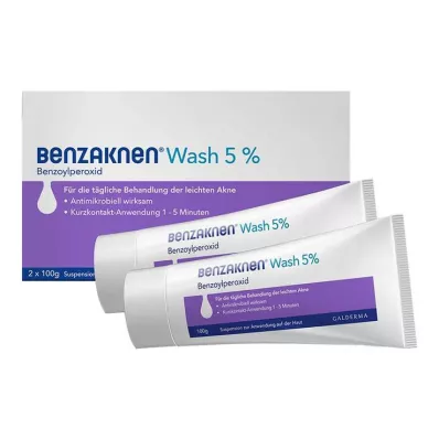 BENZAKNEN Πλύση εναιωρήματος 5%, 2X100 g