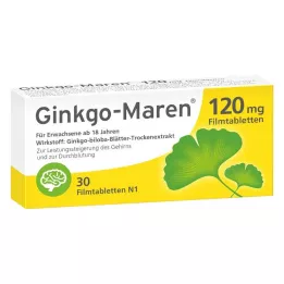 GINKGO-MAREN 120 mg επικαλυμμένα με λεπτό υμένιο δισκία, 30 τεμάχια