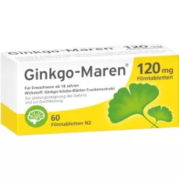 GINKGO-MAREN 120 mg επικαλυμμένα με λεπτό υμένιο δισκία, 60 τεμάχια