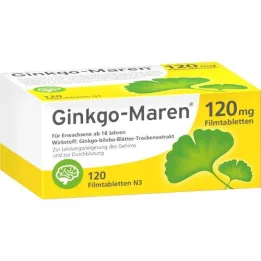 GINKGO-MAREN 120 mg επικαλυμμένα με λεπτό υμένιο δισκία, 120 τεμάχια