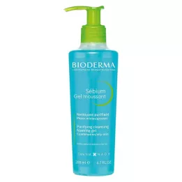 BIODERMA Sebium Gel Moussant Gel καθαρισμού, 200 ml