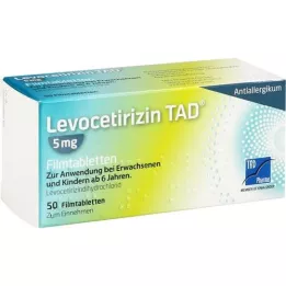 LEVOCETIRIZIN TAD επικαλυμμένα με λεπτό υμένιο δισκία των 5 mg, 50 τεμάχια
