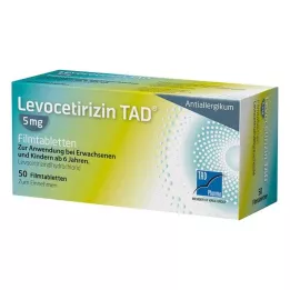 LEVOCETIRIZIN TAD επικαλυμμένα με λεπτό υμένιο δισκία των 5 mg, 50 τεμάχια