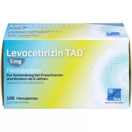 LEVOCETIRIZIN TAD επικαλυμμένα με λεπτό υμένιο δισκία των 5 mg, 100 τεμάχια