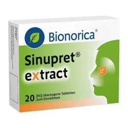SINUPRET επικαλυμμένα με εκχύλισμα δισκία, 20 τεμάχια