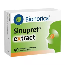 SINUPRET επικαλυμμένα με εκχύλισμα δισκία, 40 τεμάχια