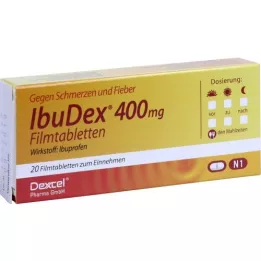 IBUDEX 400 mg επικαλυμμένα με λεπτό υμένιο δισκία, 20 τεμάχια