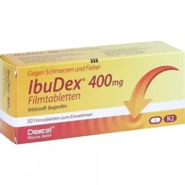 IBUDEX 400 mg επικαλυμμένα με λεπτό υμένιο δισκία, 50 τεμάχια