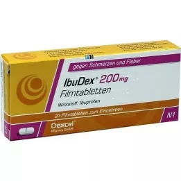 IBUDEX 200 mg επικαλυμμένα με λεπτό υμένιο δισκία, 20 τεμάχια