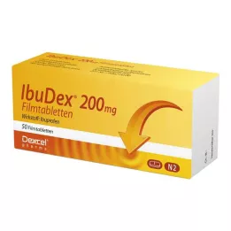IBUDEX Επικαλυμμένα με λεπτό υμένιο δισκία 200 mg, 50 τεμάχια
