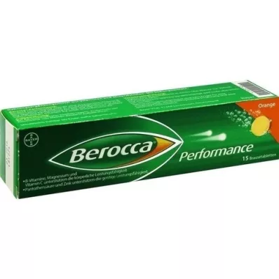 BEROCCA Αναβράζοντα δισκία επιδόσεων, 15 τεμάχια