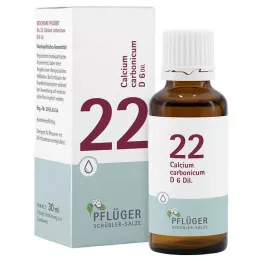 BIOCHEMIE Pflüger 22 Calcium carbonicum D 6 στάγδην, 30 ml