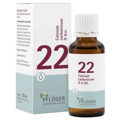 Biochemistry Pflueger 22 Calcium carbonicum D 6 σταγόνες, 30 ml