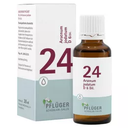 BIOCHEMIE Pflüger 24 Arsenum iodatum D 6 σταγόνες, 30 ml