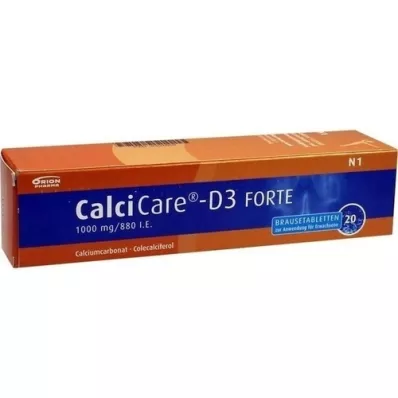 CALCICARE D3 forte αναβράζοντα δισκία, 20 τεμάχια