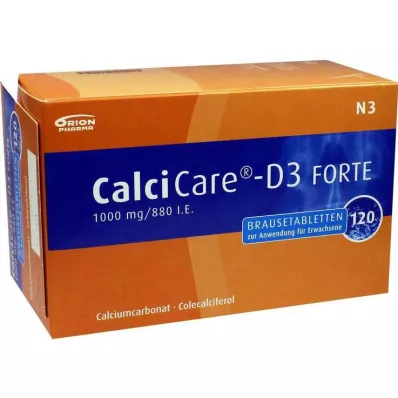 Αναβράζοντα δισκία Calcicare D3 forte, 120 τεμ