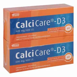 CalciCare-D3 600mg/400 διεθνείς μονάδες (120 τεμάχια)