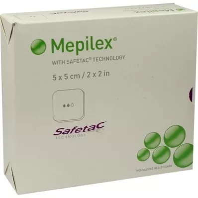 MEPILEX Επίδεσμος από αφρώδες υλικό 5x5 cm, 5 τεμ