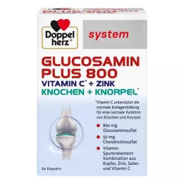 DOPPELHERZ Glucosamine Plus 800 κάψουλες συστήματος, 60 κάψουλες