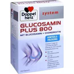 DOPPELHERZ Glucosamine Plus 800 κάψουλες συστήματος, 120 κάψουλες