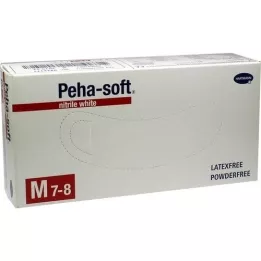PEHA-SOFT νιτρίλιο λευκό Unt.Hands.unsterile pf M, 100 τεμ