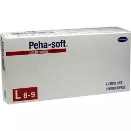 PEHA-SOFT νιτρίλιο λευκό Unt.Hands.unsteril pf L, 100 St