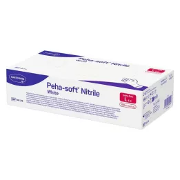 PEHA-SOFT νιτρίλιο λευκό Unt.Hands.unsteril pf L, 100 St