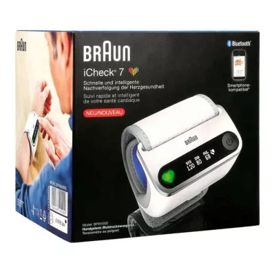 BRAUN BLUTDRUCKMESSGERÄT iCheck7 Handg.BPW4500, 1 τεμάχιο