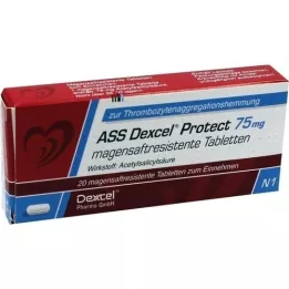 ASS Dexcel Protect 75 mg δισκία με εντερική επικάλυψη, 20 τεμάχια