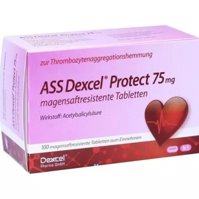 ASS Dexcel Protect 75 mg δισκία με εντερική επικάλυψη, 100 τεμάχια