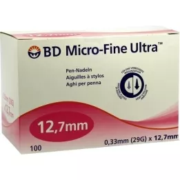 BD MICRO-FINE ULTRA Βελόνες στυλό 0,33x12,7 mm, 100 τεμάχια