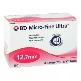 BD MICRO-FINE ULTRA Βελόνες στυλό 0,33x12,7 mm, 100 τεμάχια