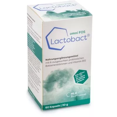 LACTOBACT omni FOS κάψουλες με εντερική επικάλυψη, 60 τεμάχια