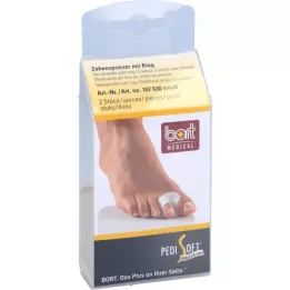 BORT PediSoft toe spreader gel με δαχτυλίδι μικρό, 2 τεμάχια