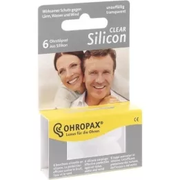 OHROPAX Silicon Clear, 6 τεμάχια