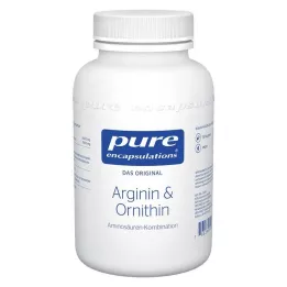 PURE ENCAPSULATIONS Κάψουλες αργινίνης + ορνιθίνης, 90 κάψουλες